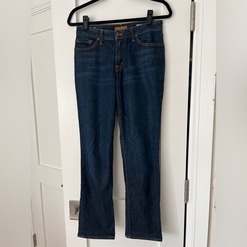 Vizcaino Navy Blue Straight Leg Denim Jeans [Size 6]